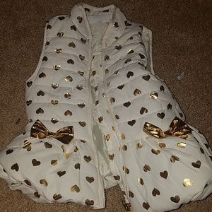 Girls heart vest